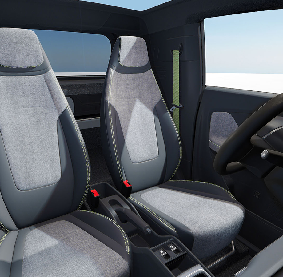 Interior — power-adjustable seats