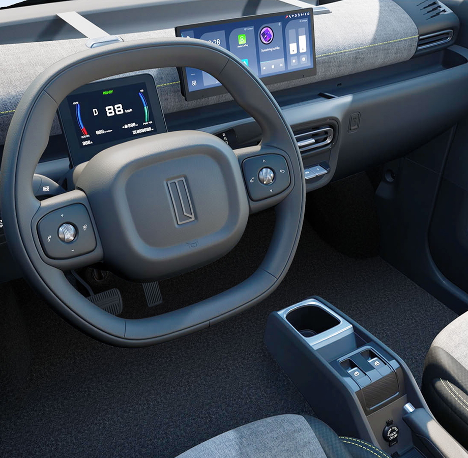 Interior — electronic shifter